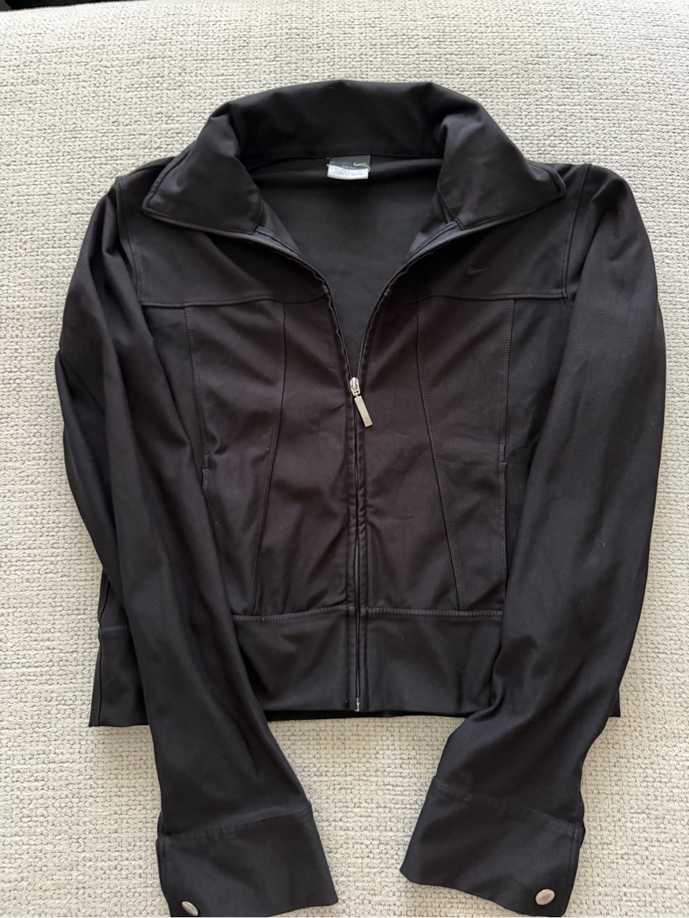 Nike Dri Fit Cropped Zip Up